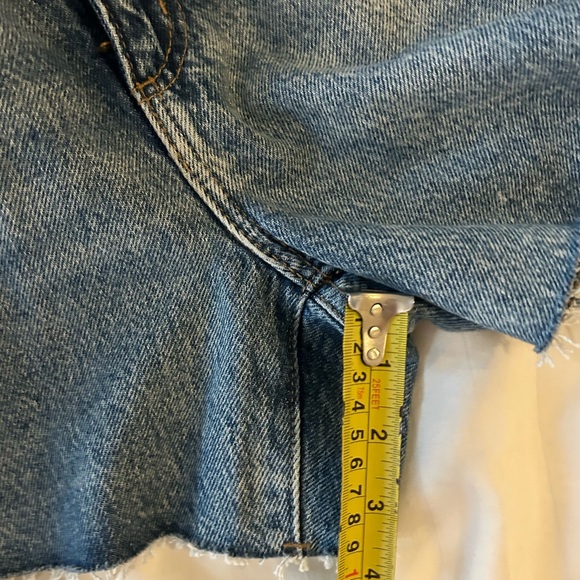 Garage Vintage Cut Off Short in Blue - Picture 5 of 6